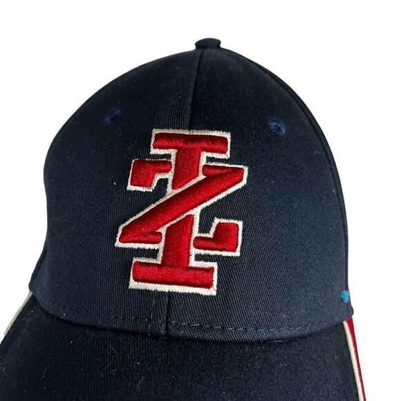 IZOD hat Cap golf Golfing Red Navy Blue White stripe IZ Baseball Gift Dad - Picture 2 of 5
